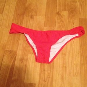 Red bikini bottom