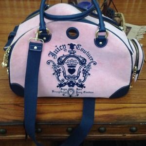 Authentic Juicy Couture Dog Carrier