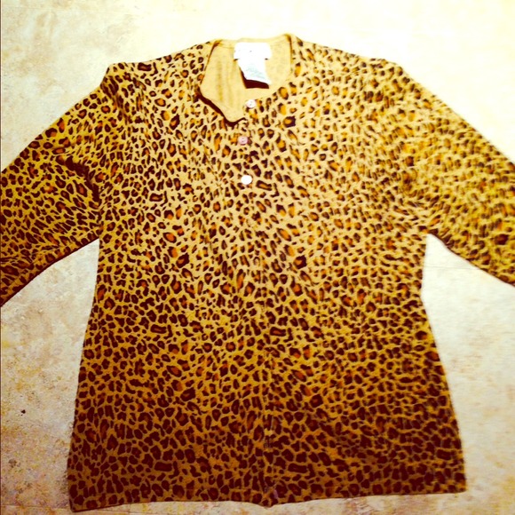 Leopard cardigan