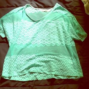 Aqua mesh tee