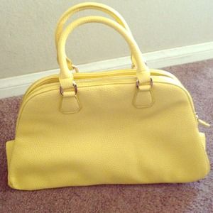 Yellow handbag