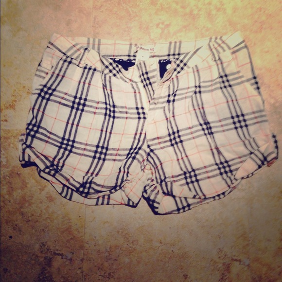 Plaid shorts