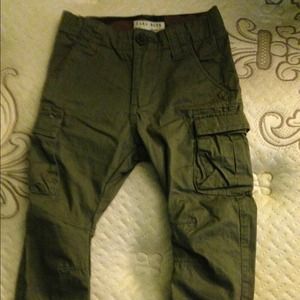 SOLD -  Zara Boys army style pants in green