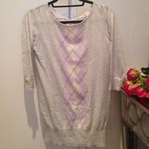 Uniqlo argyle sweater