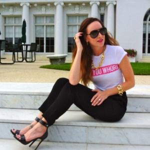 Brandy Melville Boo You Whore Tshirt (Mean Girls)