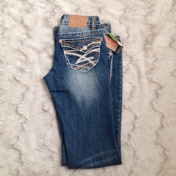 Really cute denim boot cut jeans
