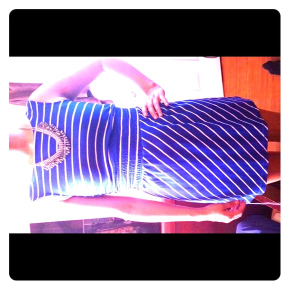 🌟New item🌟Keds navy and white stripe dress