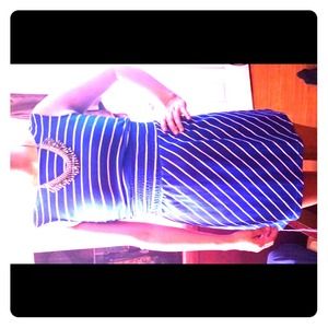 🌟New item🌟Keds navy and white stripe dress