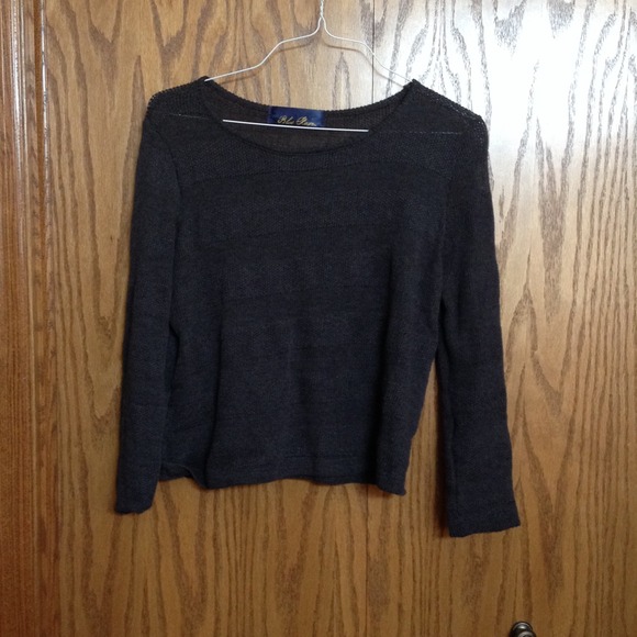 Gray sweater