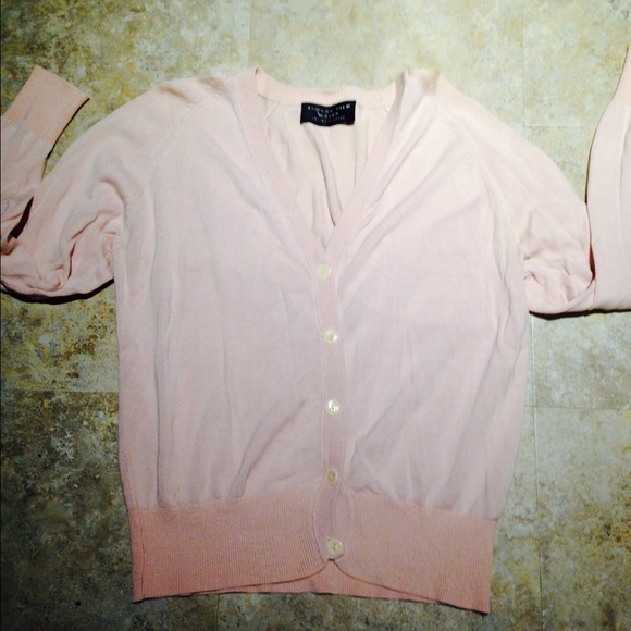Pink cardigan
