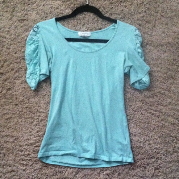 Mint Forever 21 Blouse