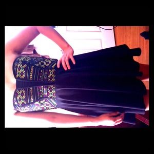 🌟New item🌟GB strapless black Aztec dress