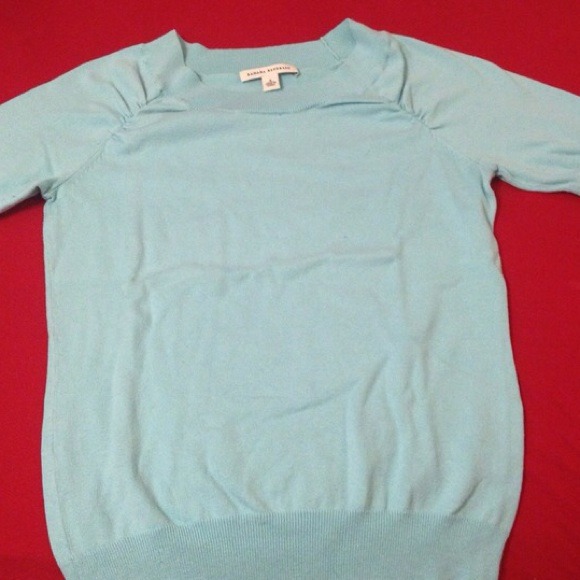 Baby blue short sleeve banana republic sweater - Picture 4 of 4