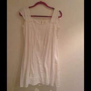 ❌SOLD❌JCrew White Babydoll Dress SzS