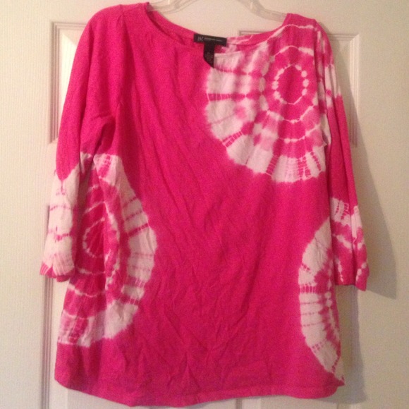Pink 3/4 sleeve top