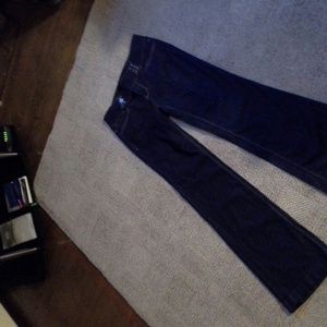 Sailor style sleek wide leg jeans