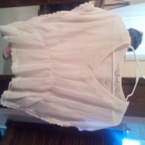 A sheer / lace blouse from forever 21