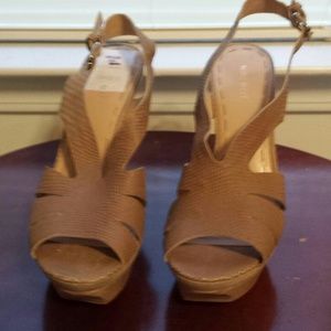 Nine West Tan Sandals new in box