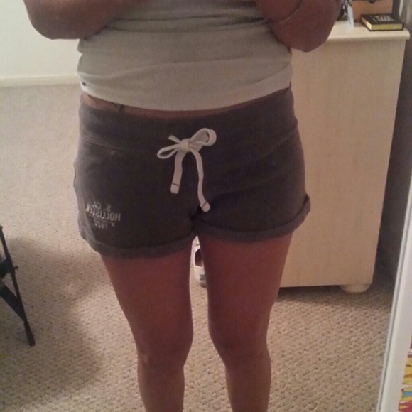 Hollister Gray Sweatpant Shorts