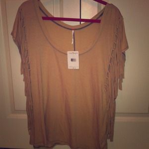 Free people fringe top