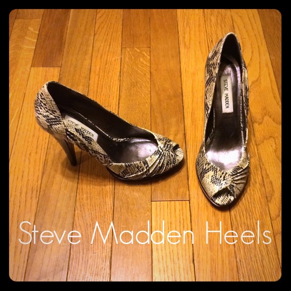 Steve Madden Heels, Snake Print!
