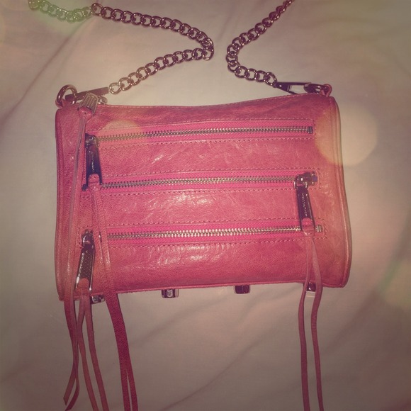 SOLD! Rebecca Minkoff Mini 5-Zip - Bubblegum Pink - Picture 1 of 4
