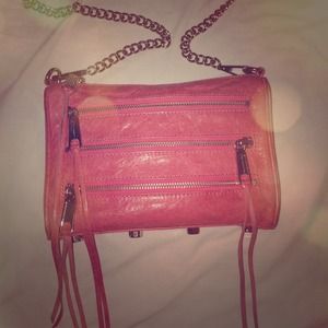 SOLD! Rebecca Minkoff Mini 5-Zip - Bubblegum Pink
