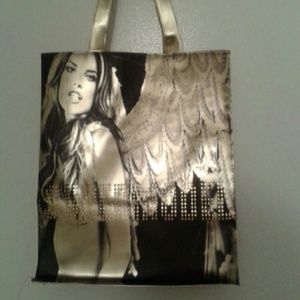 Super Model logo.. Victoria' Secret bag black/gold