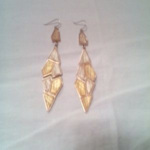 Long hanging earrings