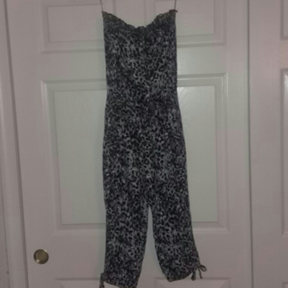 Cheetah print romper