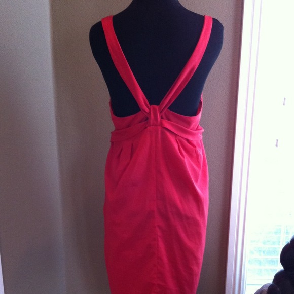 Coral Colored Dress by Banana Republic - Picture 2 of 3