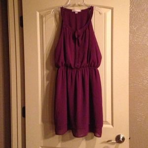 beautiful plum colored dress