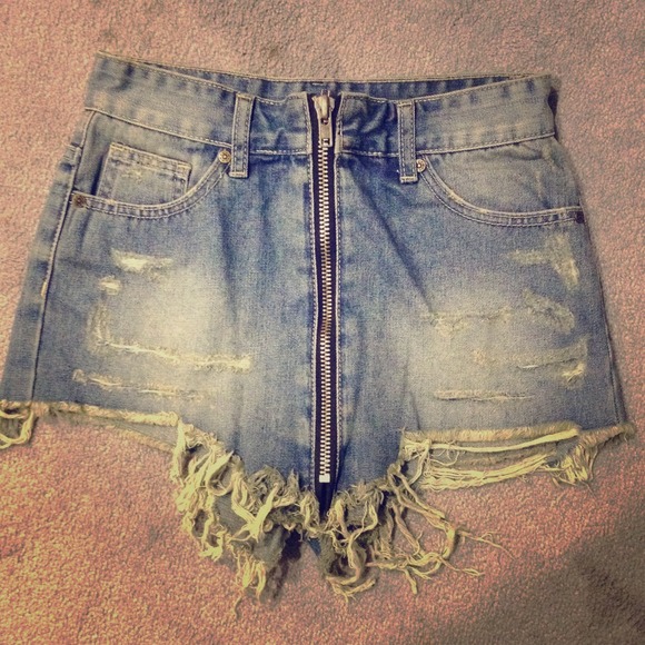 Nasty gal high waisted shorts.