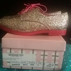 Glitter oxfords