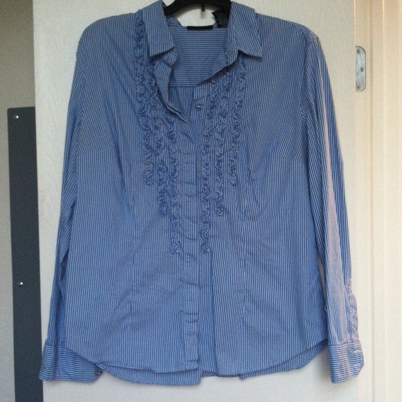 Blue striped shirt