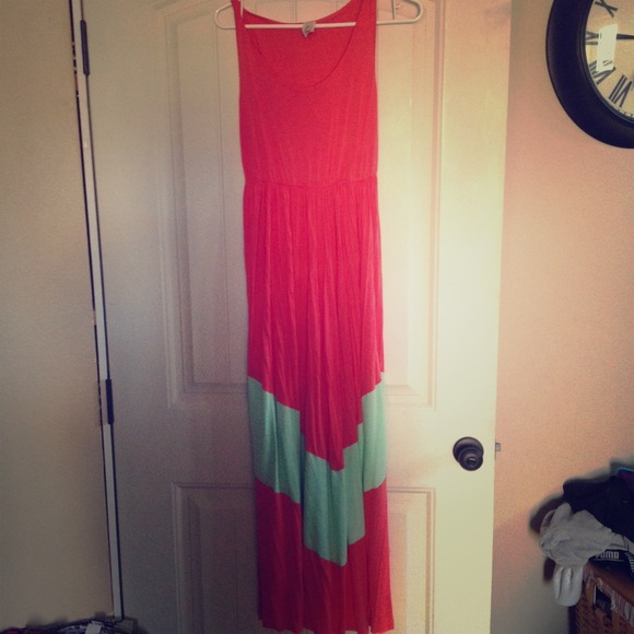 Maxi chevron Dress