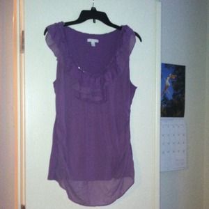 Grape sleeveless shirt