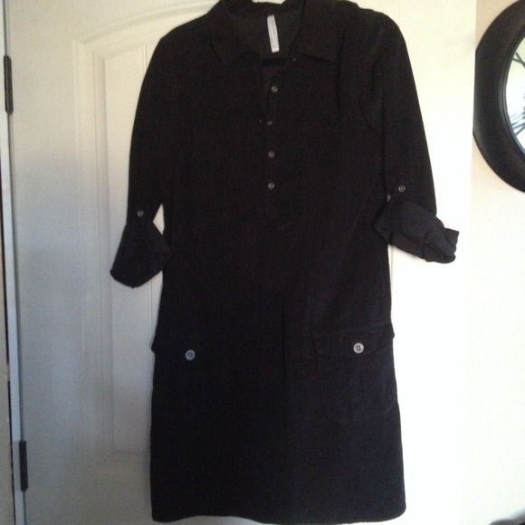 Black Corduroy Dress