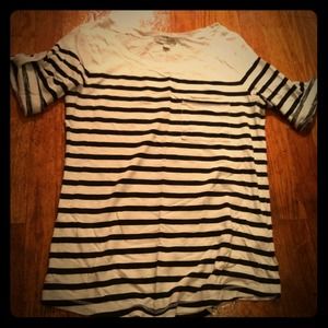 Banana Republic Striped Boatneck Tee