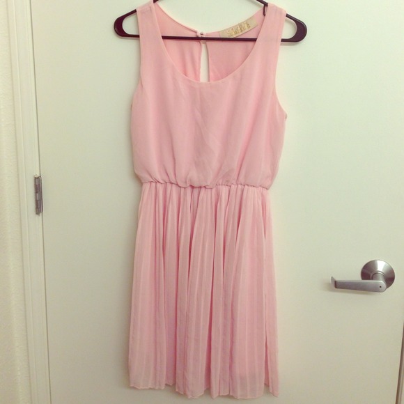 Light pink Goddess dress.
