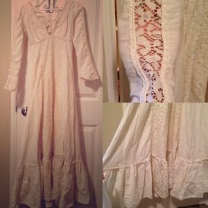 Vintage gunne sax floor length dress