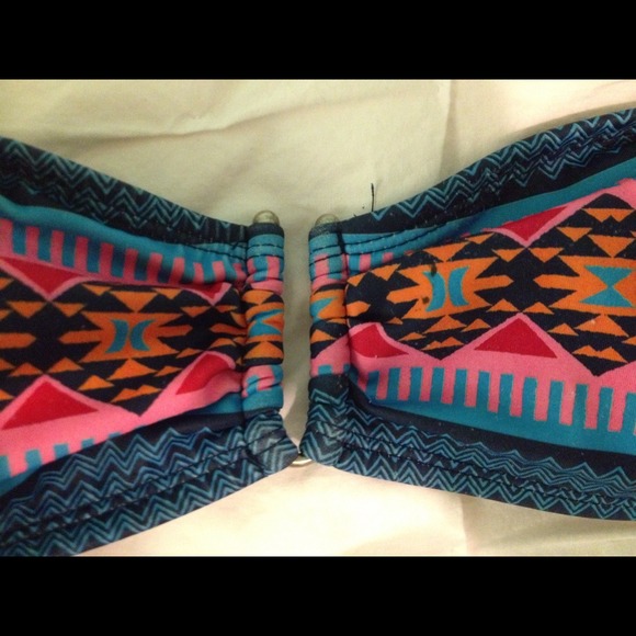 🔴HURLEY AZTEC BANDEAU SWIM TOP - Picture 3 of 4