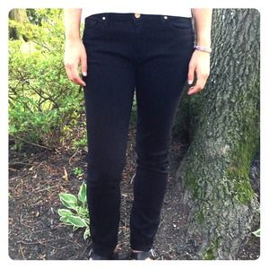 Kate Spade Broome Street black skinny jeans