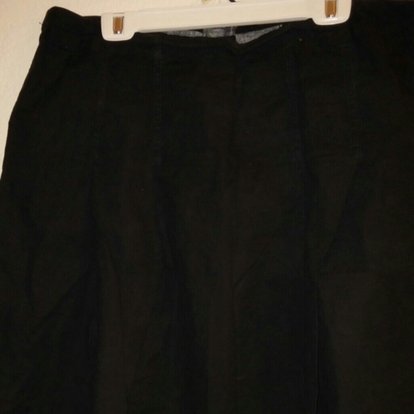 Gap black a line stretch skirt 16