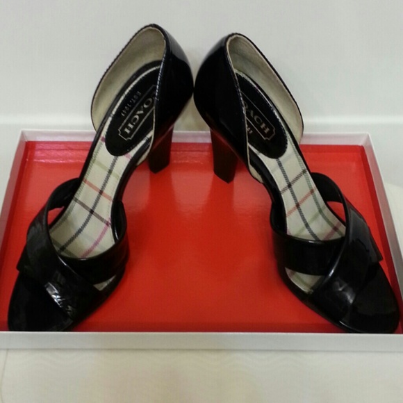 *Authentic* Coach Bardot Heels