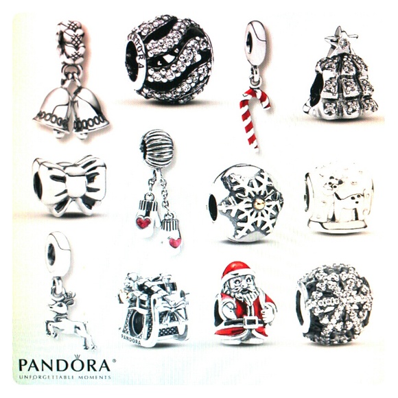 pandora xmas charms