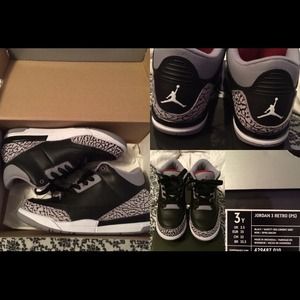 ✨NEW✨ Jordan 3 "Cements" 3Y