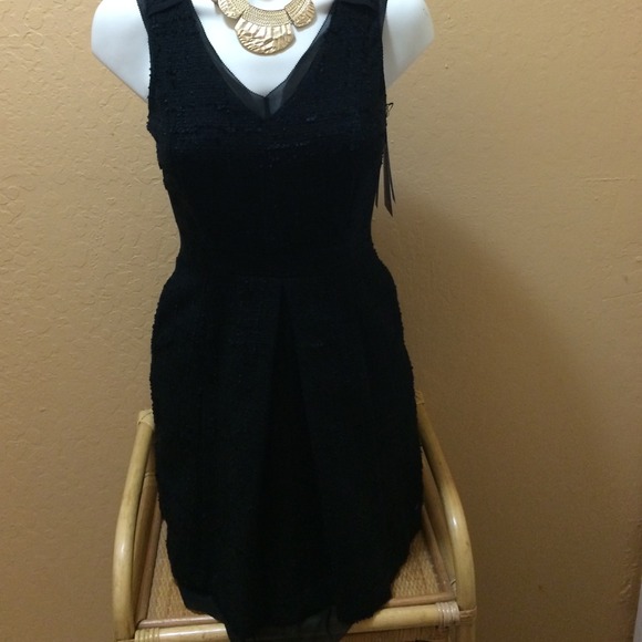 Brand new Vera wang black tweed dress