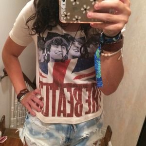 The Beatles crop top