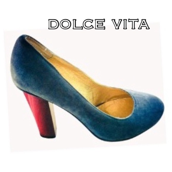 ON SALE! Dolce Vita Colorblock Suede Pumps
